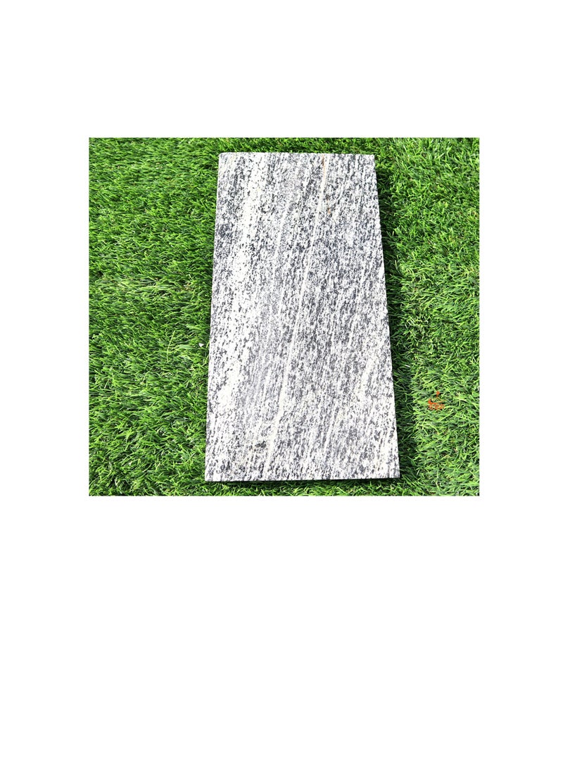 كنب أحجار متدرجة للحدائق مقاومة للانزلاق مستطيلة باللون الرمادي - Image 2