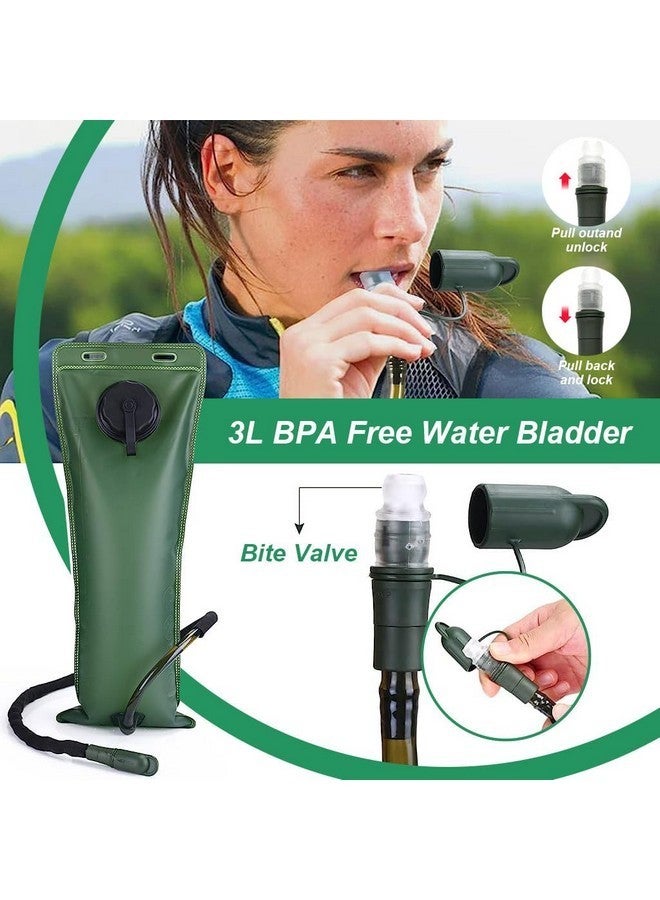 Proberos¬Æ Advanced 3L Hydration Backpack with Water Bladder - Tactical, Leak-Proof & BPA-Free, Ideal for Hiking, Biking & Running, Durable Oxford & Nylon Material, Insulated, Multi-Carry Options - Image 2