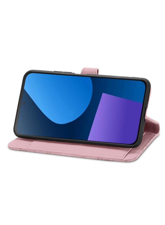 S-TOP Case For Fairphone 5 Embossed Flower Zipper Leather Phone Case - Image 5