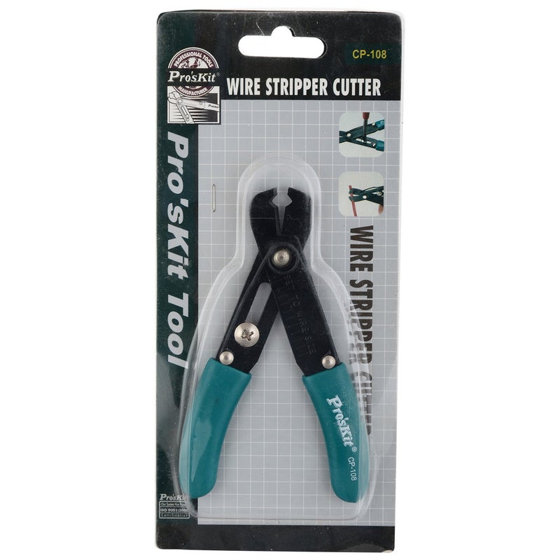 Proskit Proskit CP108 Carbon Steel Wire Stripper Cutter Green  - Image 1