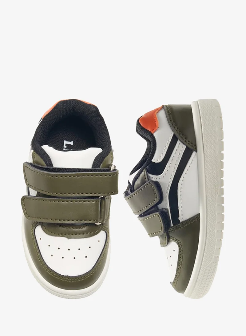 LBL by Shoexpress Boys Panelled Sneakers With Hook And Loop Closure