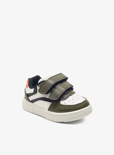 LBL by Shoexpress Boys Panelled Sneakers With Hook And Loop Closure