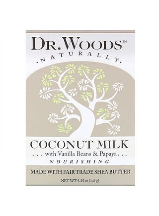 Dr. Woods Dr. Woods Bar Soap Coconut Milk 5.25 oz 149 g 
