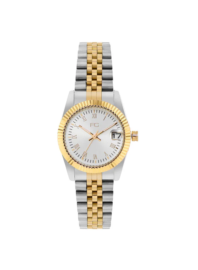 فرنش كونكشن 32mm Women's Quartz Watch with Silver Dial