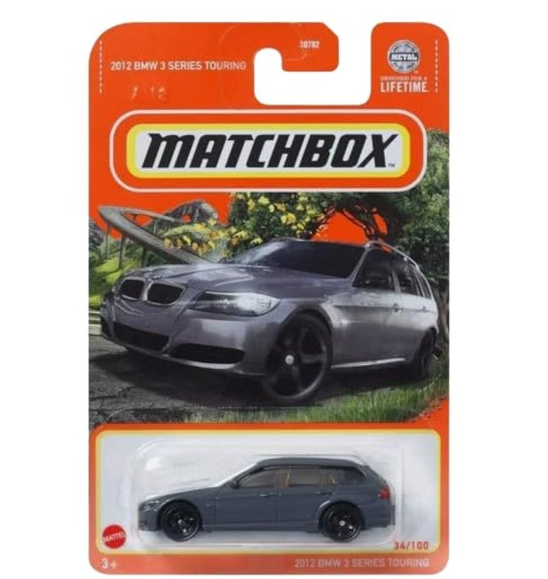 Matchbox 1:64 Scale Die-Cast 2012 BMW 3 Series Touring Gray - Image 4