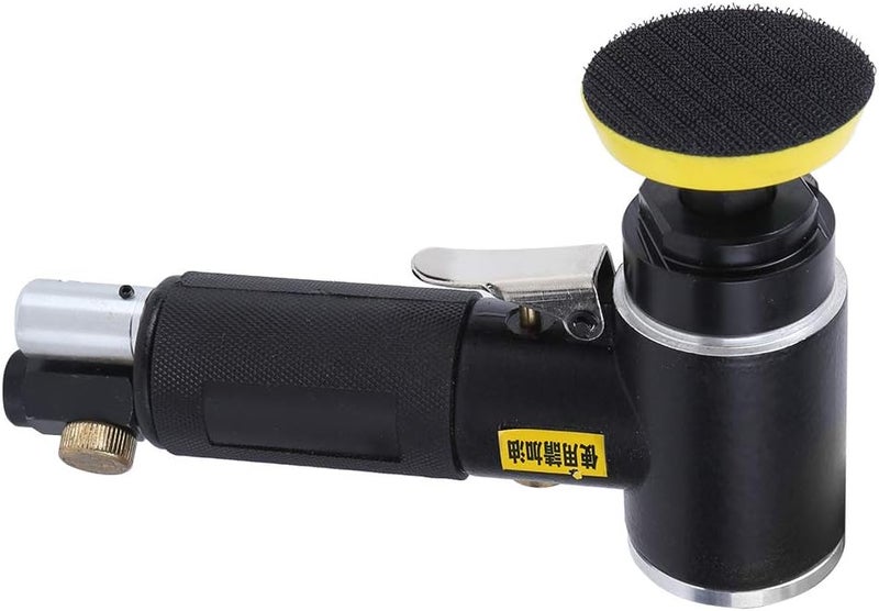 Air Polishing Machine Pneumatic Polisher, Air Sander Machine with Pressing Switch, Lightweight Handheld Tool for Deburring Grinding Polishing with EU Connector - Image 2