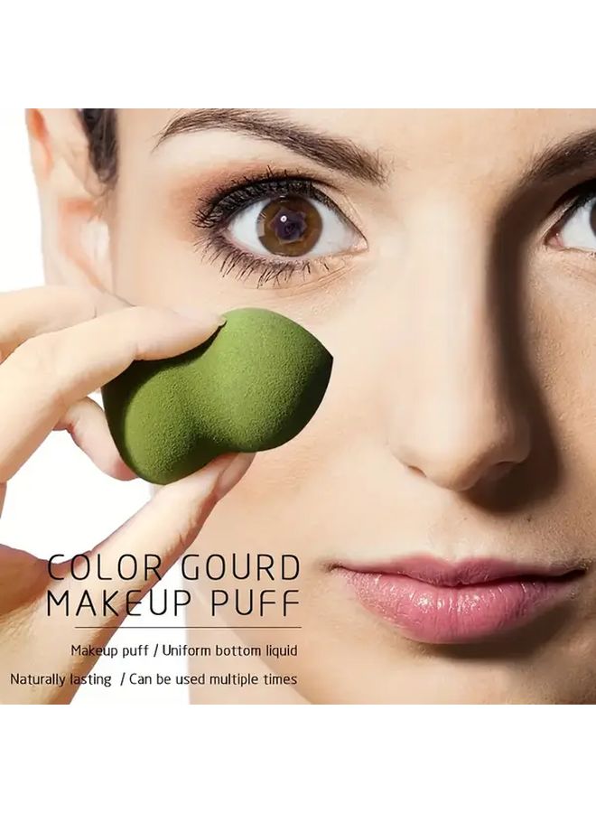 إسفنجة مكياج عشوائية اللون للاستخدام المزدوج الرطب والجاف لتطبيق الأساس وكريم BB والبودرة - Image 4