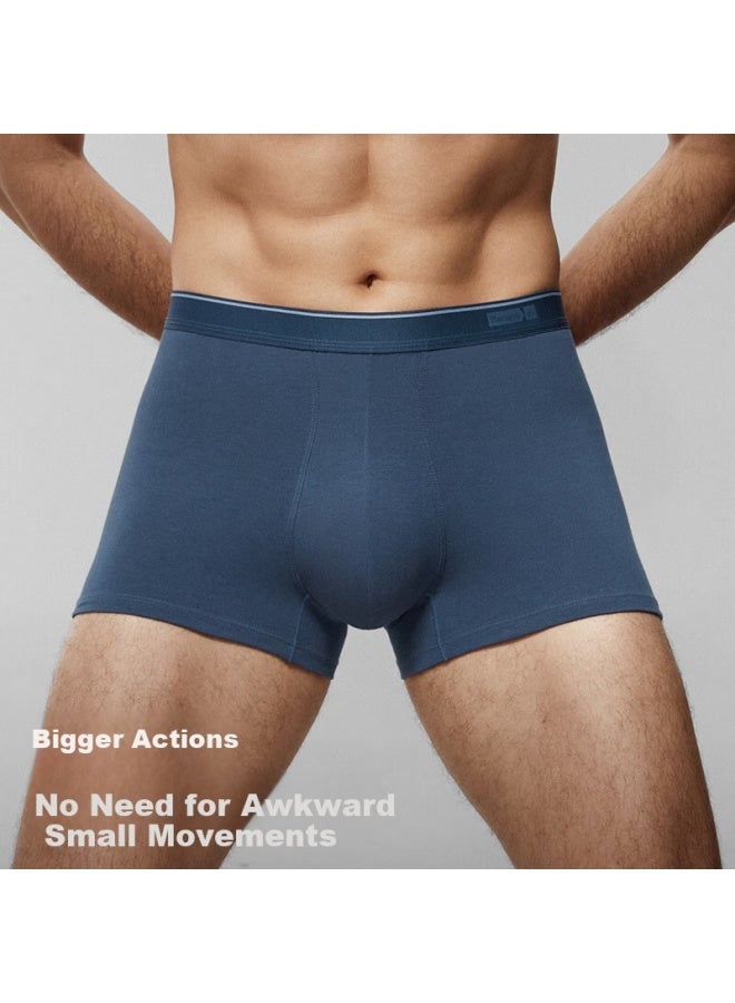 Bananain Jiaonei Yinpi 300s Men's Underwear, Pure Cotton Breathable Combed Cotton, 7a Antibacterial Boxer Briefs, Birthday Gift For Boyfriend, 6 Pieces - Image 2