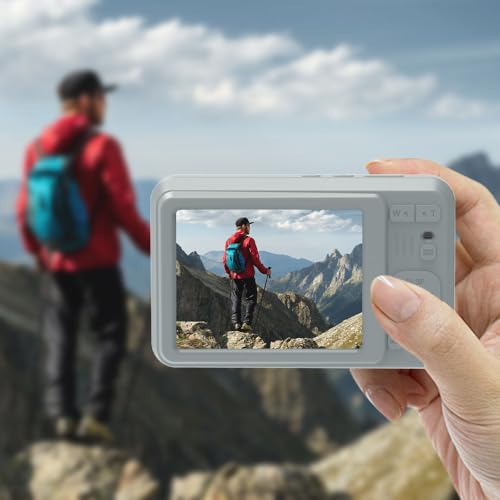 Tedubax Case for Kodak PIXPRO FZ55,FZ55 Accessories,Soft Silicone Protective Case,Comes with 2 Screen Protectors and 1 Wrist Strap - Grey - Image 4