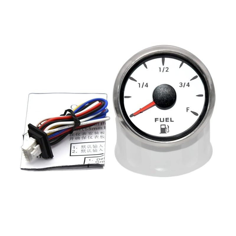 Liquid Level Sensors, 100-600mm Stainless Steel Fuel Sending Unit Sensor 0-190 Ohm for Car Marine Boat Fuel Level Gauge Meter with 7 Color Backlight(WS with 525mm Sensor) - Image 4