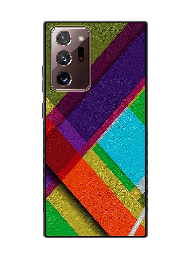 VR CREATIVE Protective Case Cover For Samsung Galaxy Note20 Ultra 5G Vectors Design Multicolour - Image 1