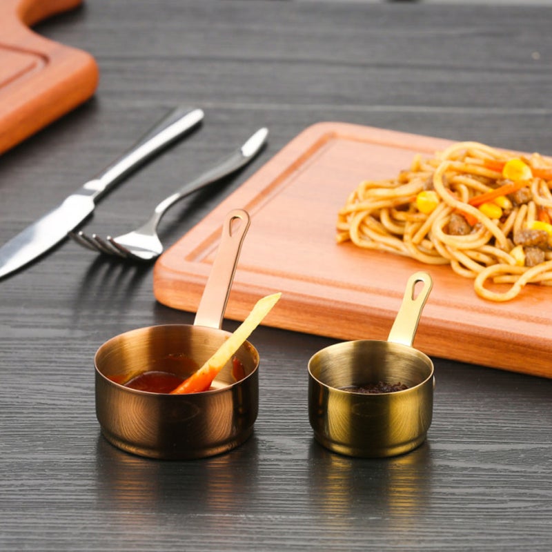 2 pcs 55ML Stainless Steel Seasoning Bowl Convenient Household Sauce cup - Image 4