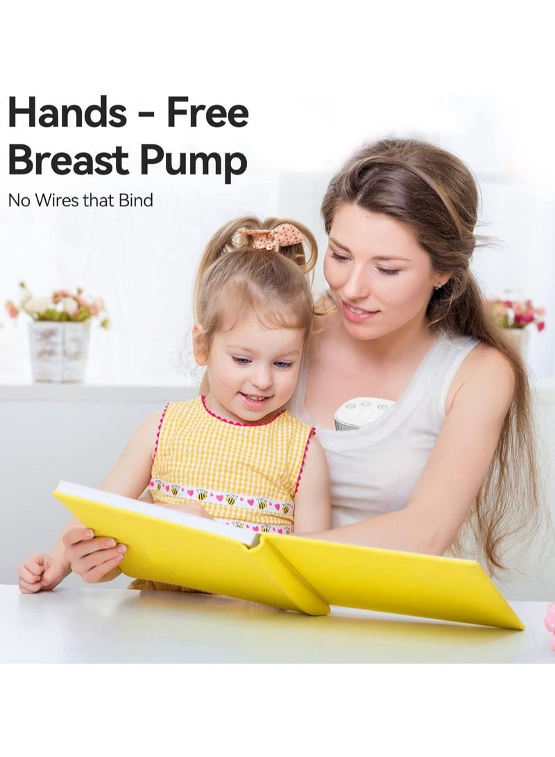 Electric Breast Pump, Breast Pump Milk Suction Device Hands Free with 3 Modes, 9 Levels, LCD Display, Wearable Breast Pump Low Noise Rechargeable Milk Extractor - Image 5