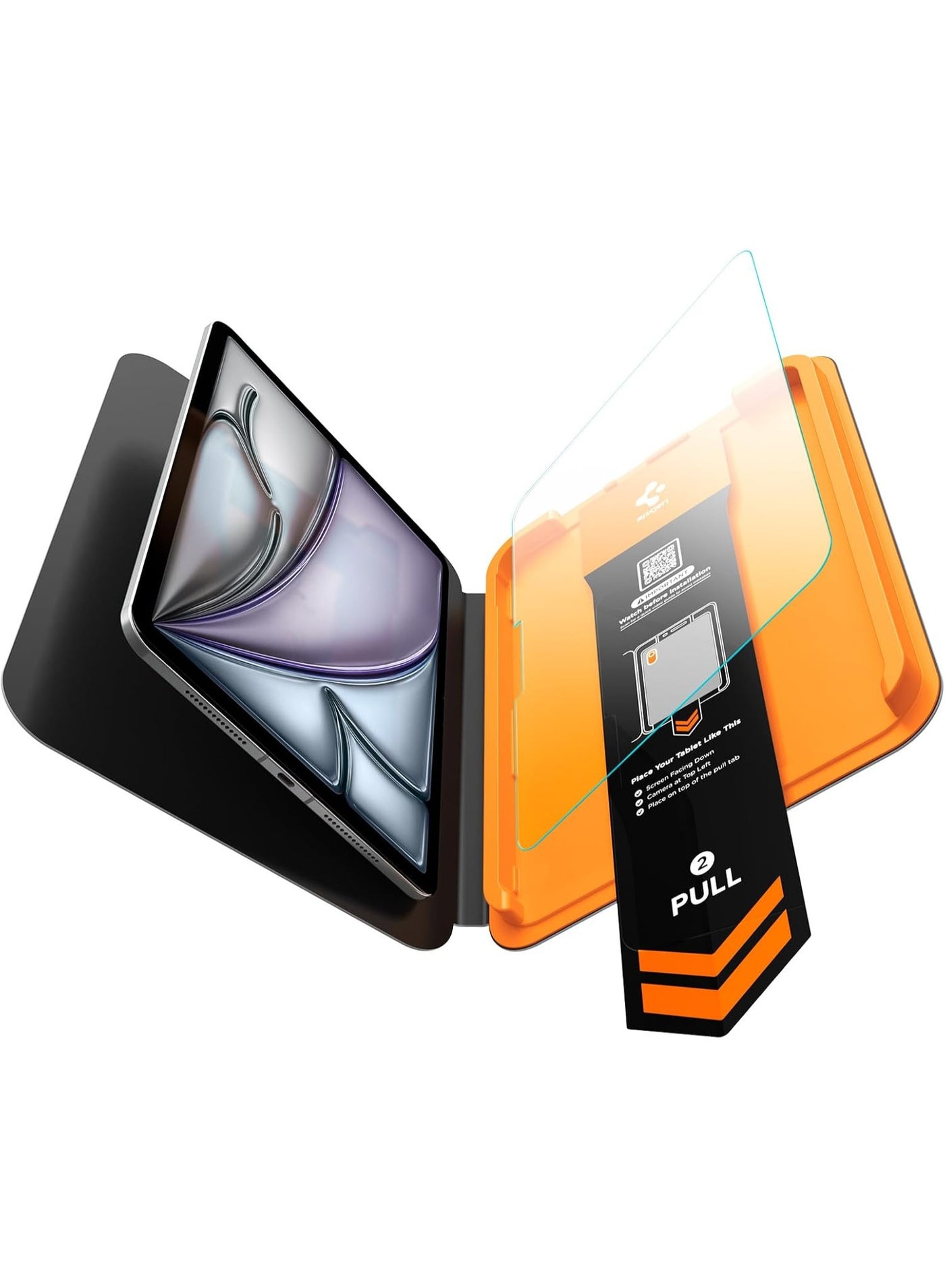 Spigen GLAStR AlignMaster T for iPad Air 11 inch Screen Protector M4/M3/M2 (2026/2025/2024) Tempered Glass [Auto Align / Dust Removal] 10H+ Military Grade Easy Install