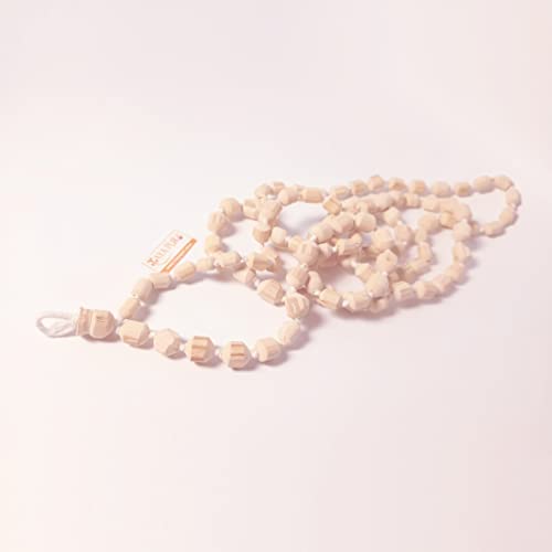 MAYAPURI Tulsi Japa Mala 108 + 1 Beads Original for Daily Mantra Jaap and Meditation, Wooden Knotted Jap Mala, Chanting Beads Size; Small to Big, Mala Length: 64 inches (Pack of 1) - Image 2