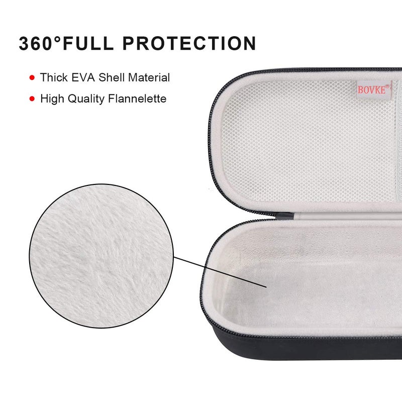 BOVKE Stethoscope Case for 3M Littmann Classic III, Lightweight II S.E, MDF Acoustica Deluxe Stethoscopes - Extra Room for Medical Bandage Scissors EMT Trauma Shear and LED Penlights, Black - Image 3