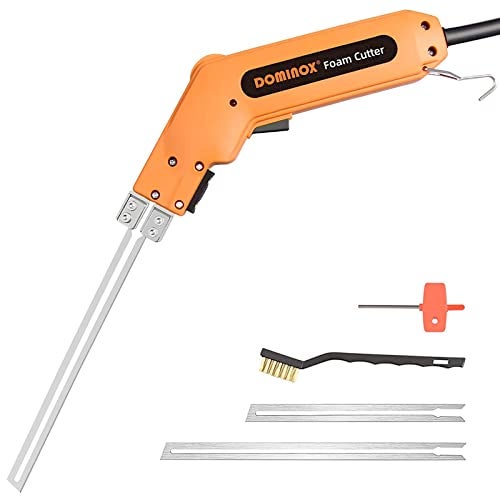 DOMINOX Hot Knife Foam Cutter, Foam Cutting Tool Kit, Heavy-duty Case Styrofoam Cutter for Cutting Foam Board Insulation, EPP, EPS, XPS, EVA, EPE, PU, KT Board, Sponge, Nylon - Image 1