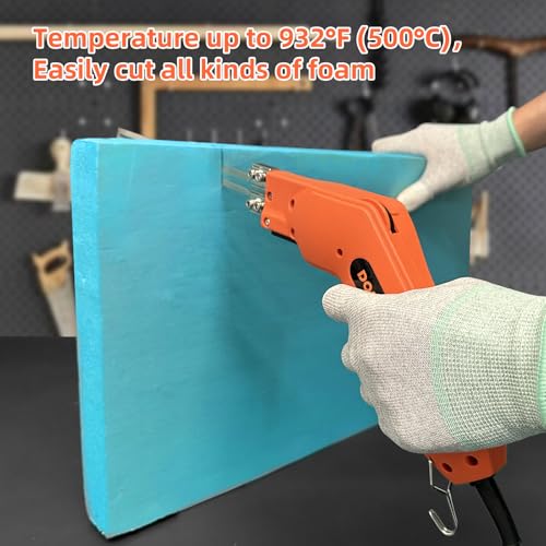 DOMINOX Hot Knife Foam Cutter, Foam Cutting Tool Kit, Heavy-duty Case Styrofoam Cutter for Cutting Foam Board Insulation, EPP, EPS, XPS, EVA, EPE, PU, KT Board, Sponge, Nylon - Image 4
