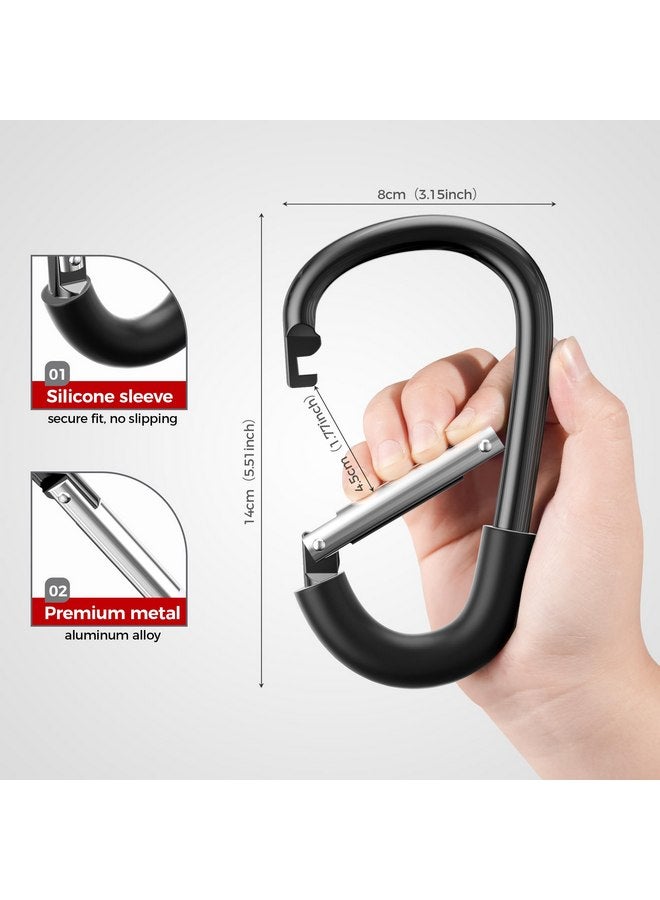 SURDOCA Stroller Hooks, Large Stroller Hooks for Bags, Universal Stroller Clips and Hooks, Mommy Hook for Stroller Heavy Duty, Stroller Accessories for Mom - Image 3