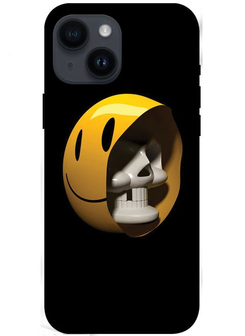 Protective Case Cover For Apple iPhone 15 Plus Smile Face