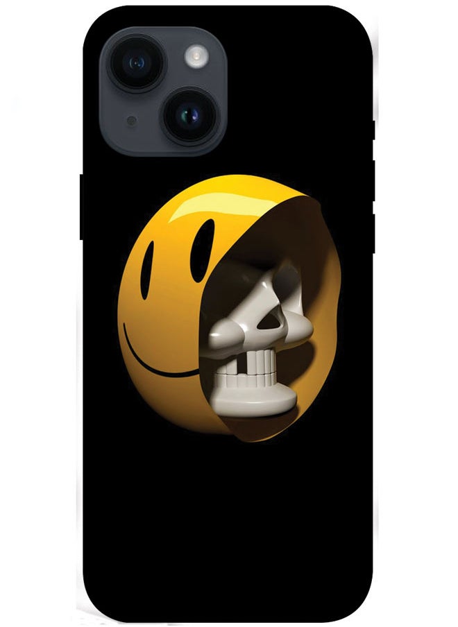 Protective Case Cover For Apple iPhone 15 Plus Smile Face