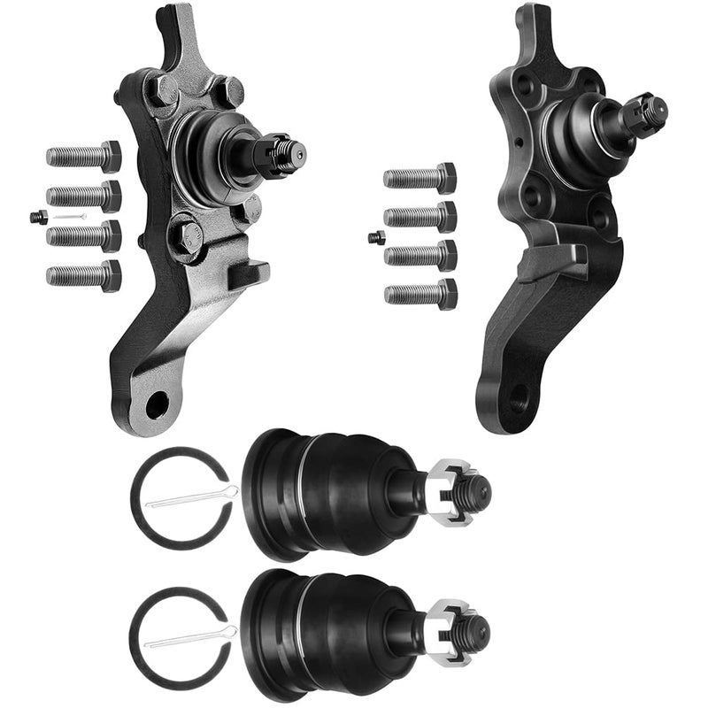 SCITOO 4pcs Front Suspension Kit Lower Ball Joint Upper Ball Joint Fit 1996-2002 For Toyota For 4Runner 2001-2002 For Sequoia 2000-2002 For Tundra - Image 1