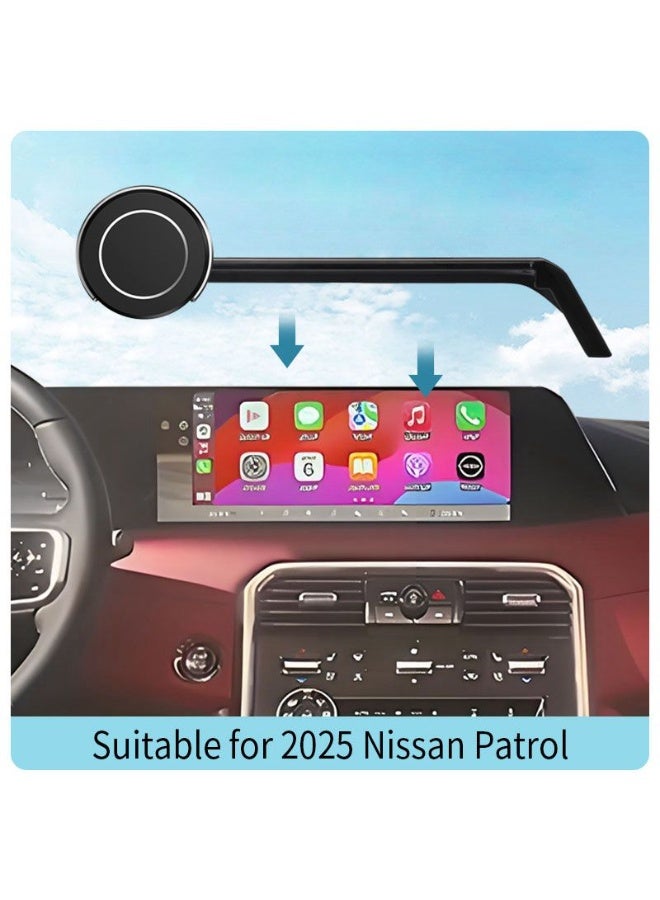Nissan Patrol 2025 2026 Y63 Phone Holder Mount, Frame + (1* MagSafe Car Holder) for all phones, Nissan Patrol Accessories - Image 1