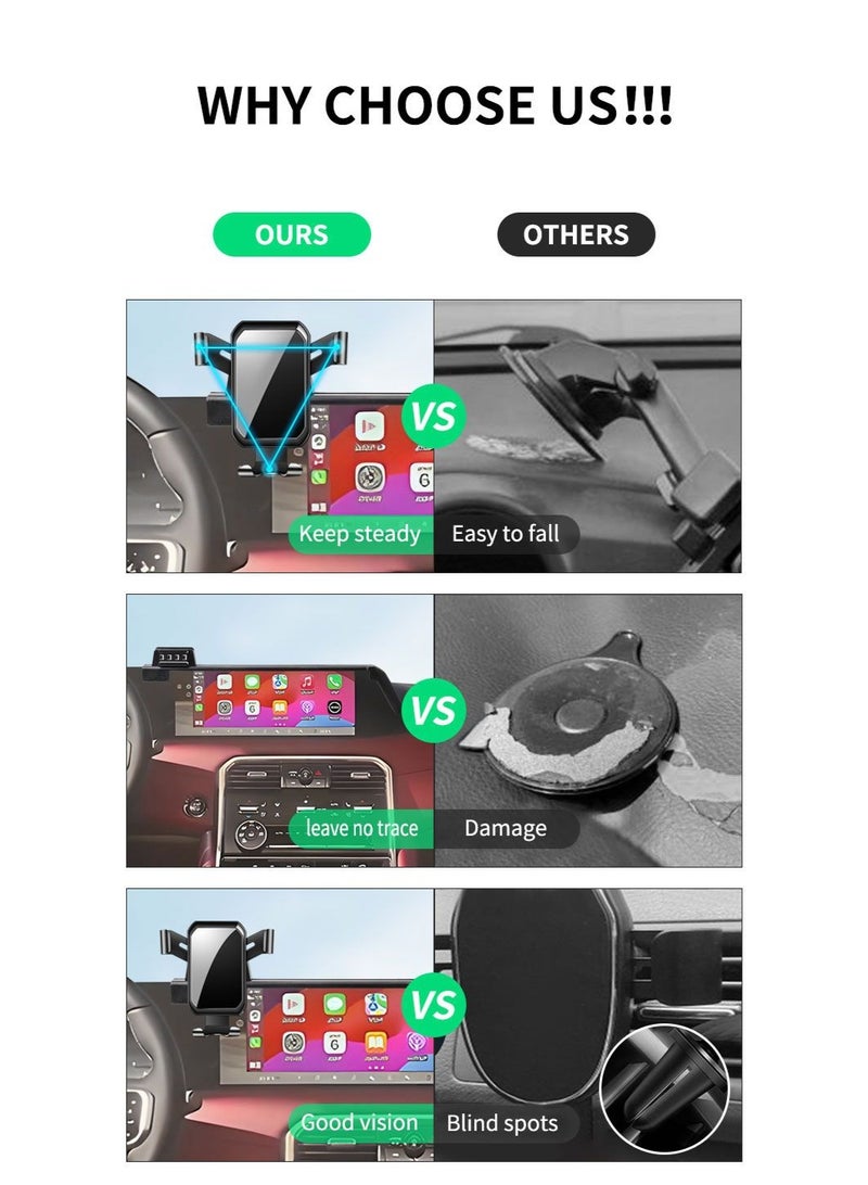 Nissan Patrol 2025 2026 Y63 Phone Holder Mount, Frame + (1* MagSafe Car Holder) for all phones, Nissan Patrol Accessories - Image 3