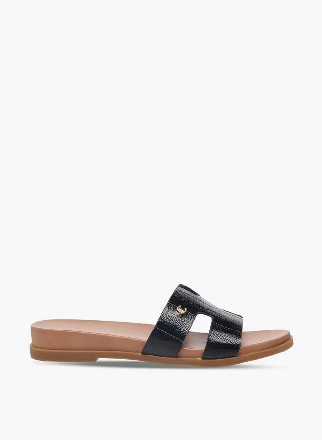 Le Confort BLACK Women Slip-On Sandals for Women | Best Price UAE