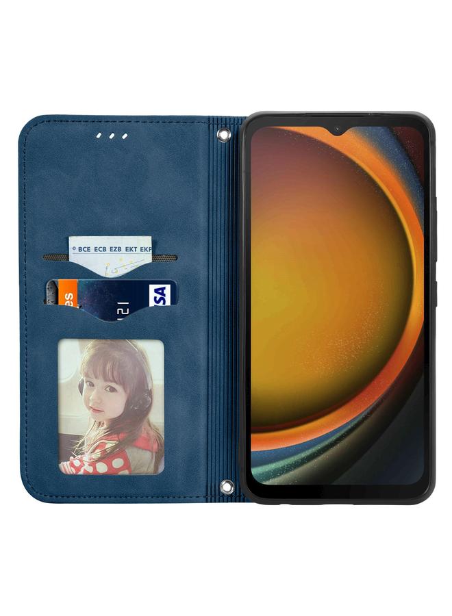 S-TOP Case For Samsung Galaxy XCover 7 Retro Skin Feel Magnetic Leather Phone Case - Image 3