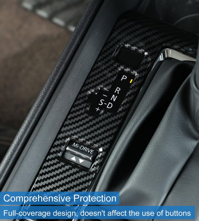 Birbenben Fit for Mazda CX50 2023 2024 2025 2026 Accessories, Carbon Fiber Gear Shift Box Panel Car Center Console Cover Gear Panel Gear Shift Knob Cover Trims Frame Protection for CX 50 Interior - Image 3