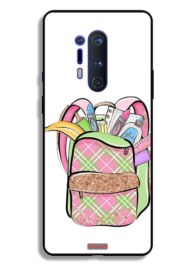 Tolwak OnePlus 8 Pro Protective Case Cover Unicorn Girl Bag - Image 2