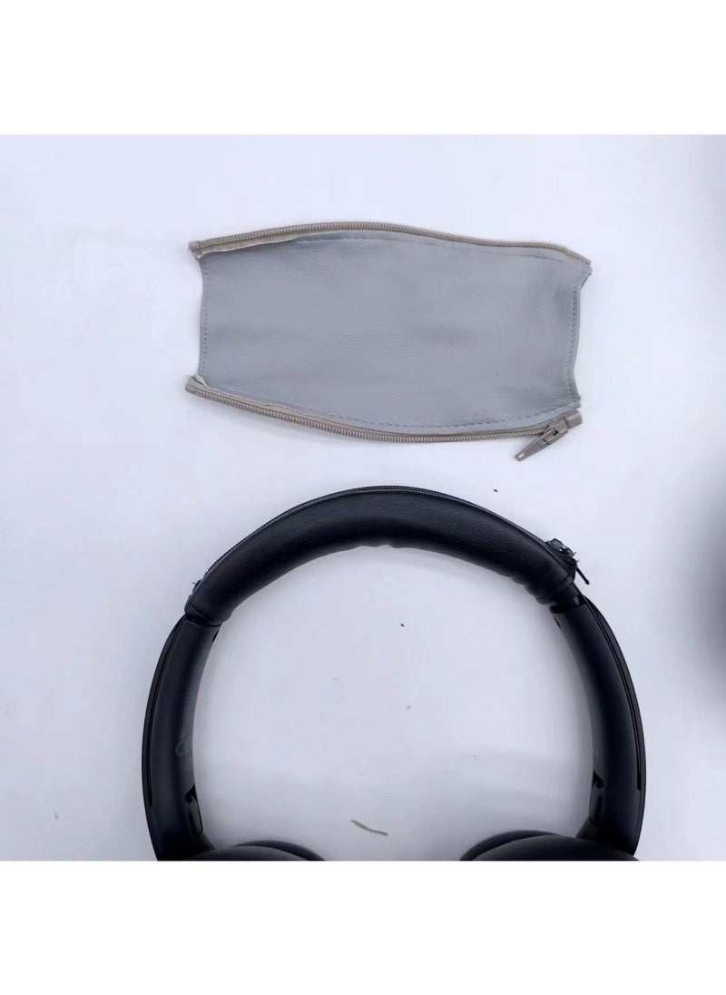 Arabest 1 x 5 pcs Soundcore Life Q10 Q20 Q30 Q35 Ear Pads One gray leather protective cover for Q20/Q30 