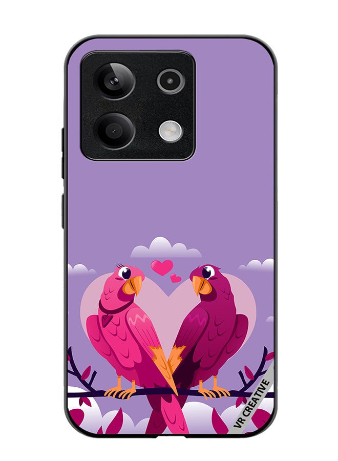 VR CREATIVE Protective Case Cover For Xiaomi Poco X6 Love Birds Design Multicolour - Image 1