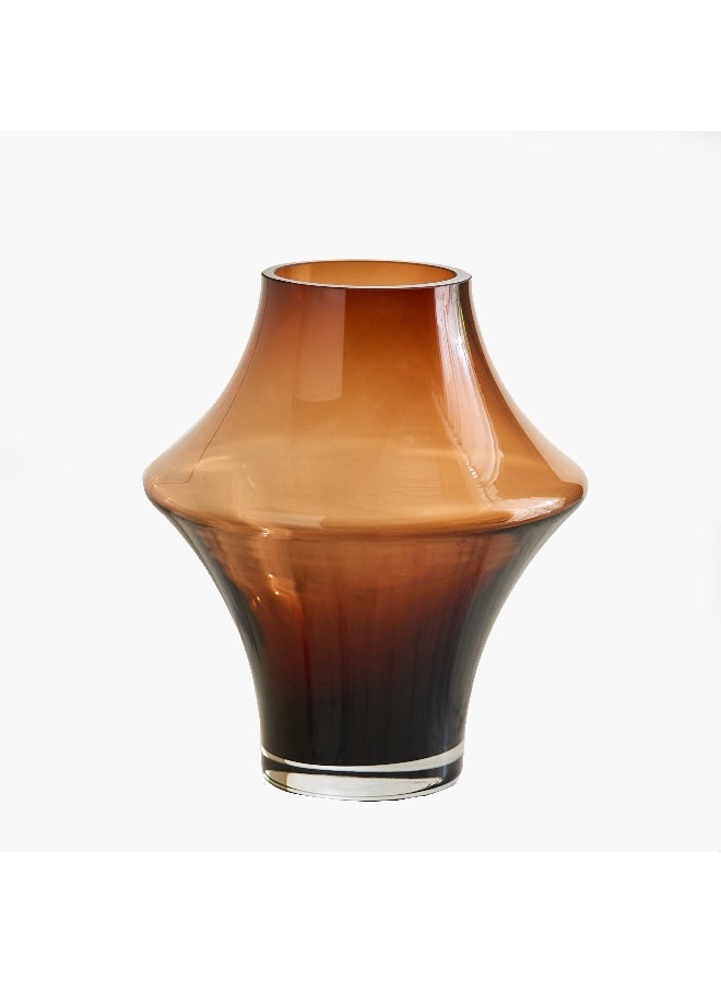 Home Box Pedro Heavy Glass Decorative Vase - 17x20.5 cm - Image 5