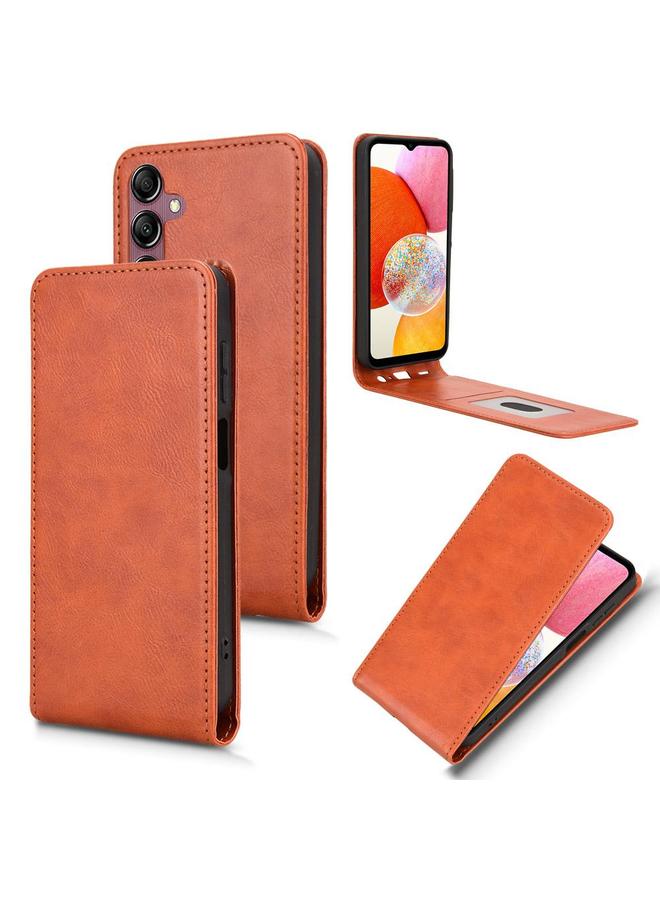 The Bros Case For Samsung Galaxy A15 5G / 4G Magnetic Vertical Flip Leather Phone Case