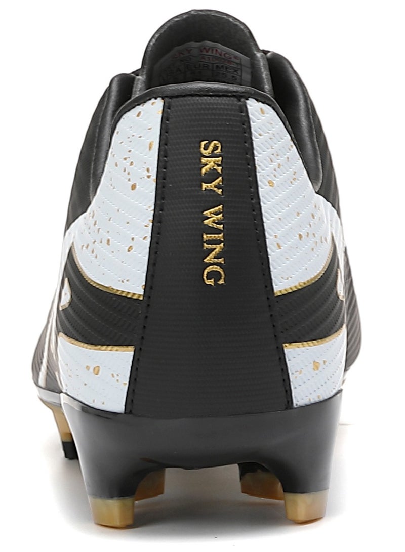 SKY WING Football Cleats Unisex And Kid,Indoor Outdoor Low Top Soccer Shoes For Men And Women And Kid Lightweight Shock Resistant Training Boots Professional Turf Shoes Sport Athletic Ground Football Boots  - Image 3