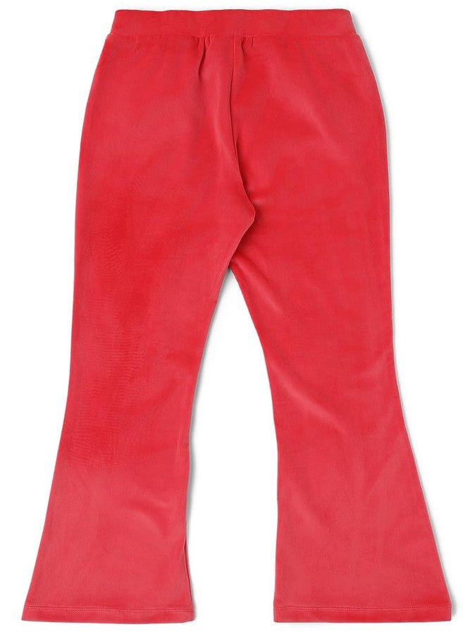 Allen Solly Girl's Regular Track Pants (AGPTERGFC51653_Red - Image 2
