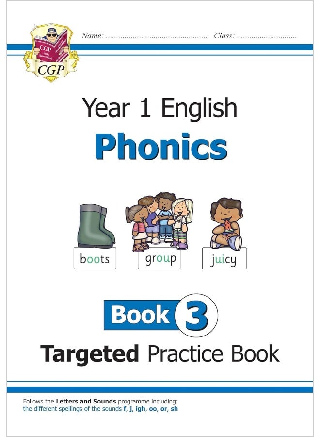 KS1 English Targeted Practice Book: Phonics - Year 1 Book 3 - Image 1