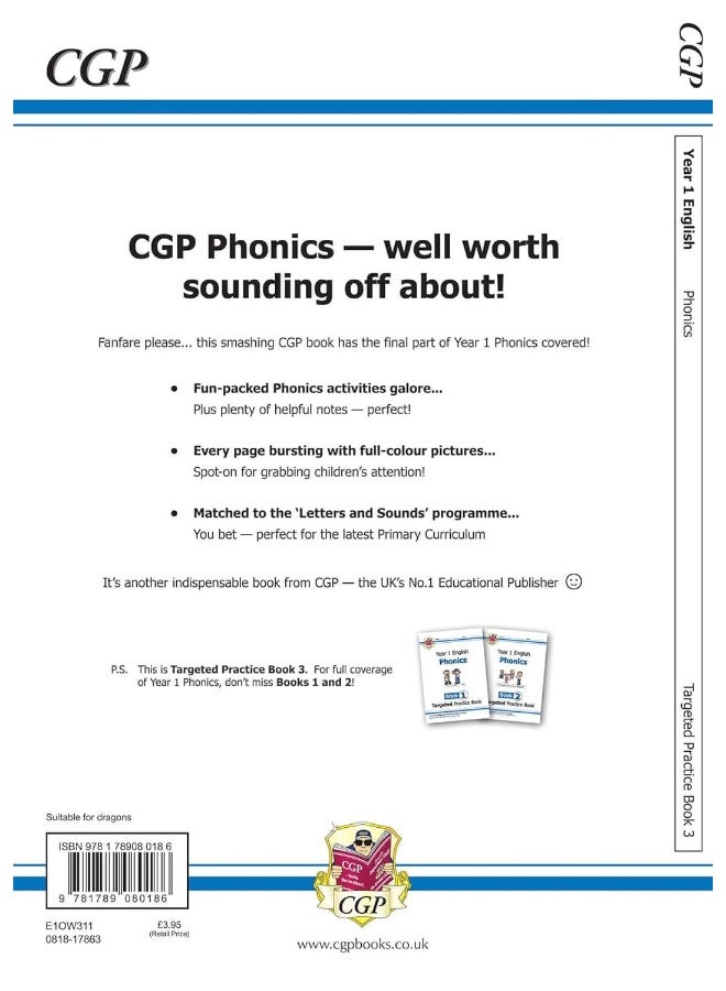 KS1 English Targeted Practice Book: Phonics - Year 1 Book 3 - Image 2
