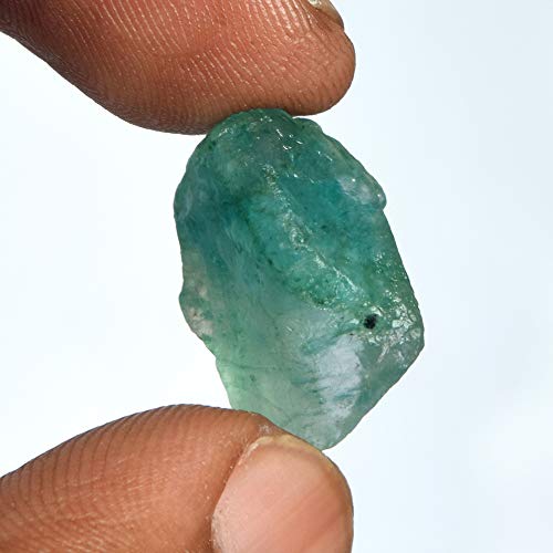 GEMHUB Natural Emerald Crystal Healing Gem 12.00 Ct Certified Rough Green Emerald Stone - Image 2