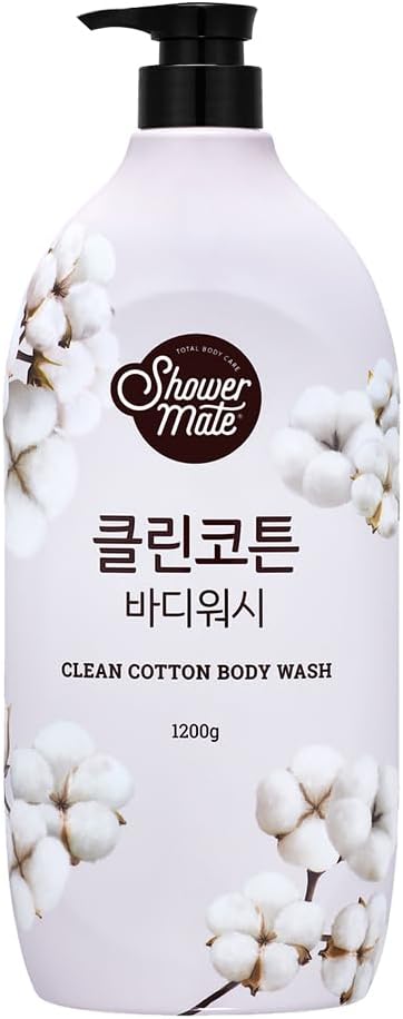 Shower Mate Natural Body Wash 423 fl oz 12 kg Clean Cotton - Image 1