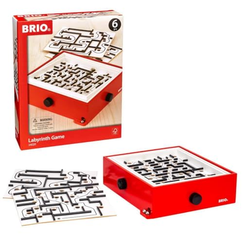 BRIO World 34020 Labyrinth Game + Extra Boards | Skill-Enhancing Puzzle | Engaging Activity for Kids & Teens | Promotes Cognitive Abilities - Image 1
