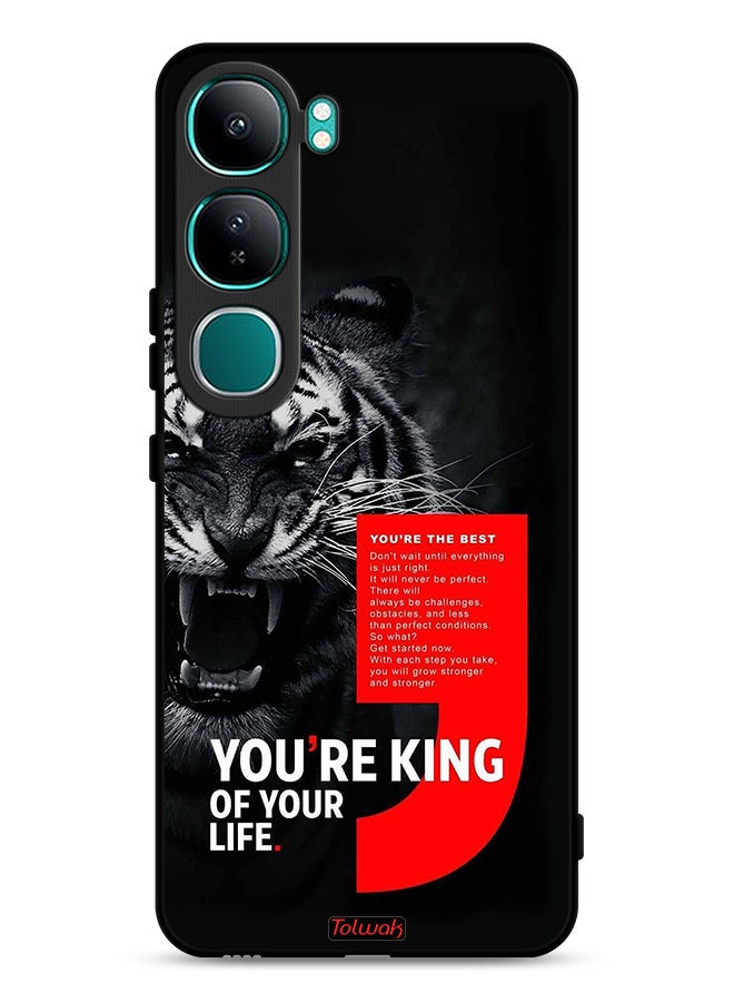 Tolwak vivo Y300 5G Protective Case Cover You Are King Of Your Life - Image 1