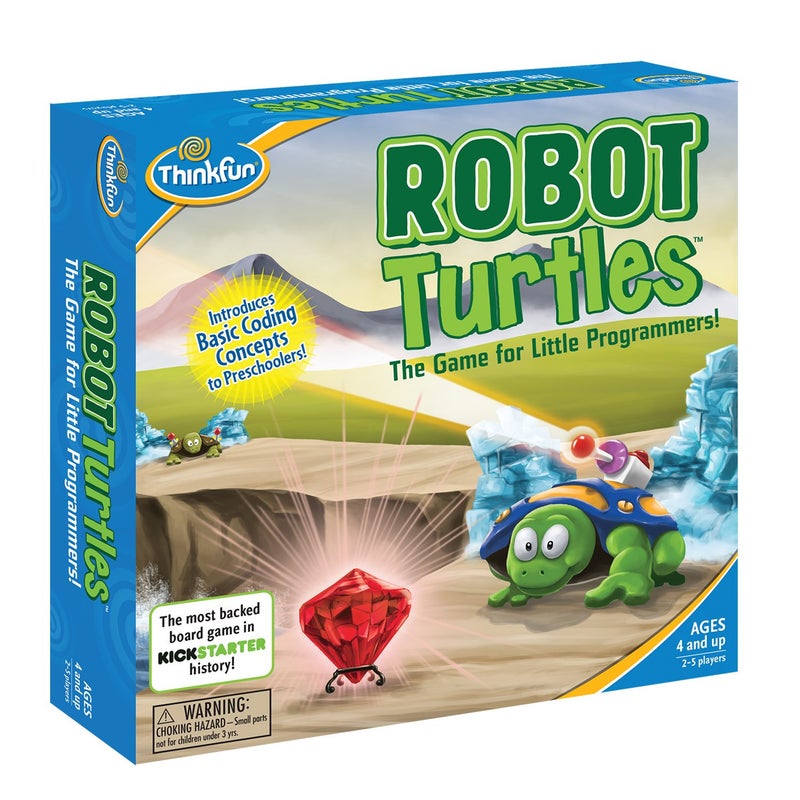 thinkfun Think Fun Robot Turtles STEM Toy and Coding Board Game for Preschoolers - Made Famous on Kickstarter, Teaches Programming Principles to Preschoolers, Multicolor - Image 3