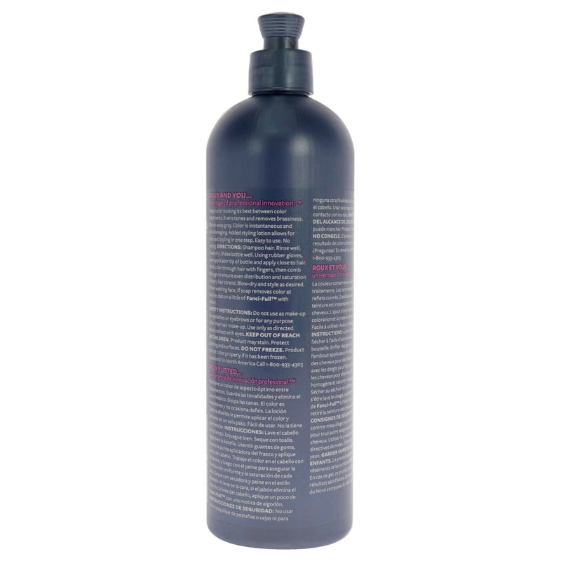 Roux Fanci-Full Rinse Instant Hair Color - 12 Black Radiance Hair Color Unisex 15.2 oz - Image 2