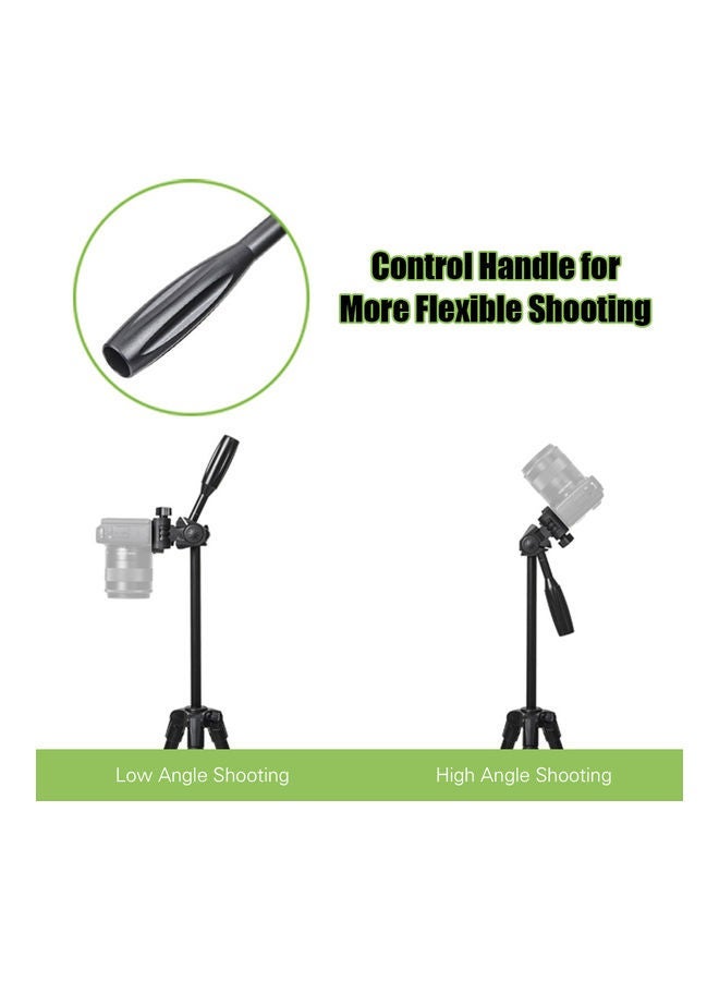 Yunteng VCT 5208 Portable Tripod Stand Aluminum Alloy Black - Image 3