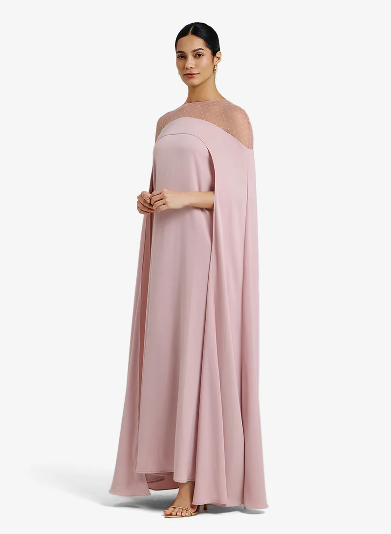 Chase  Off Shoulder Tiered Kaftan for Women | Best Price UAE