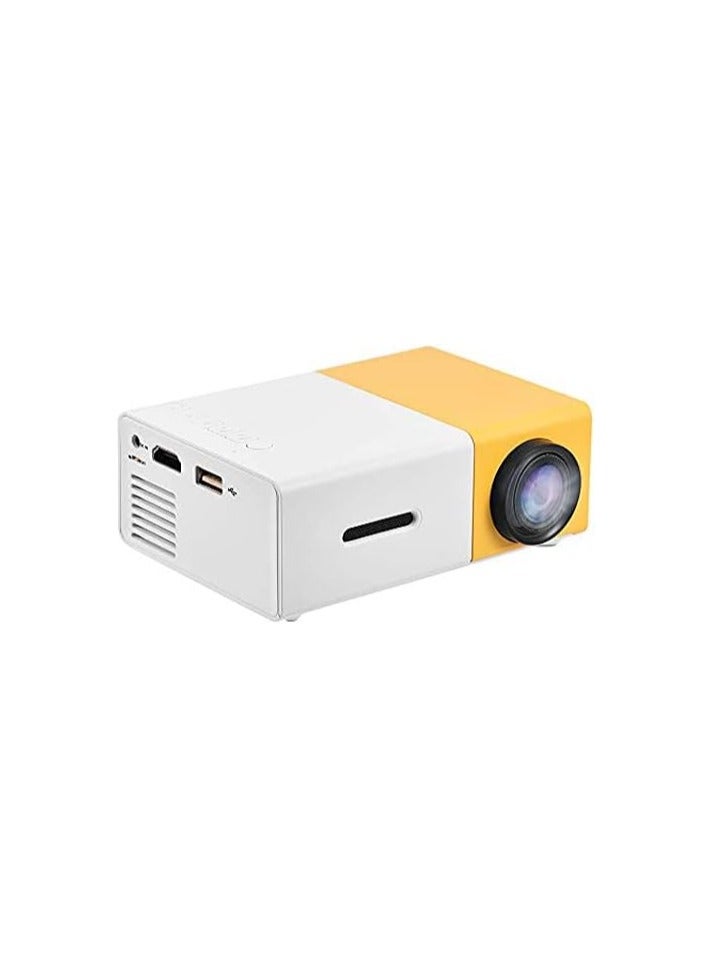 YG300 Portable QVGA LED 400 Lumens Projector With Remote Control YG300 Multicolour - Image 1