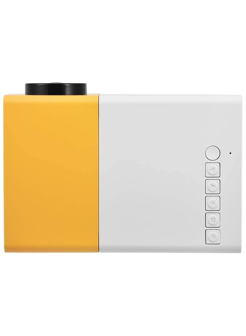 YG300 Portable QVGA LED 400 Lumens Projector With Remote Control YG300 Multicolour - Image 5